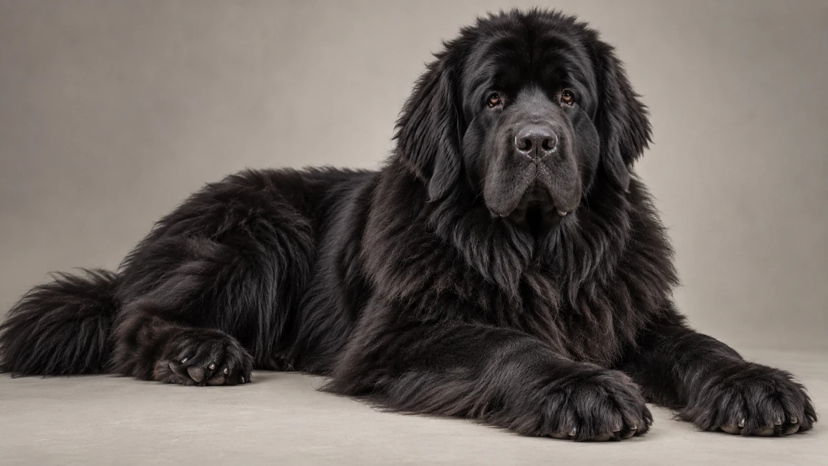 Newfoundland Köpek köpek — siyah (klasik) renk