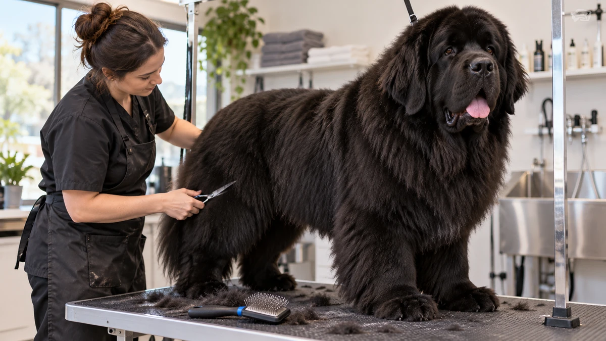 Newfoundland Köpek köpek — bakım ve tımar